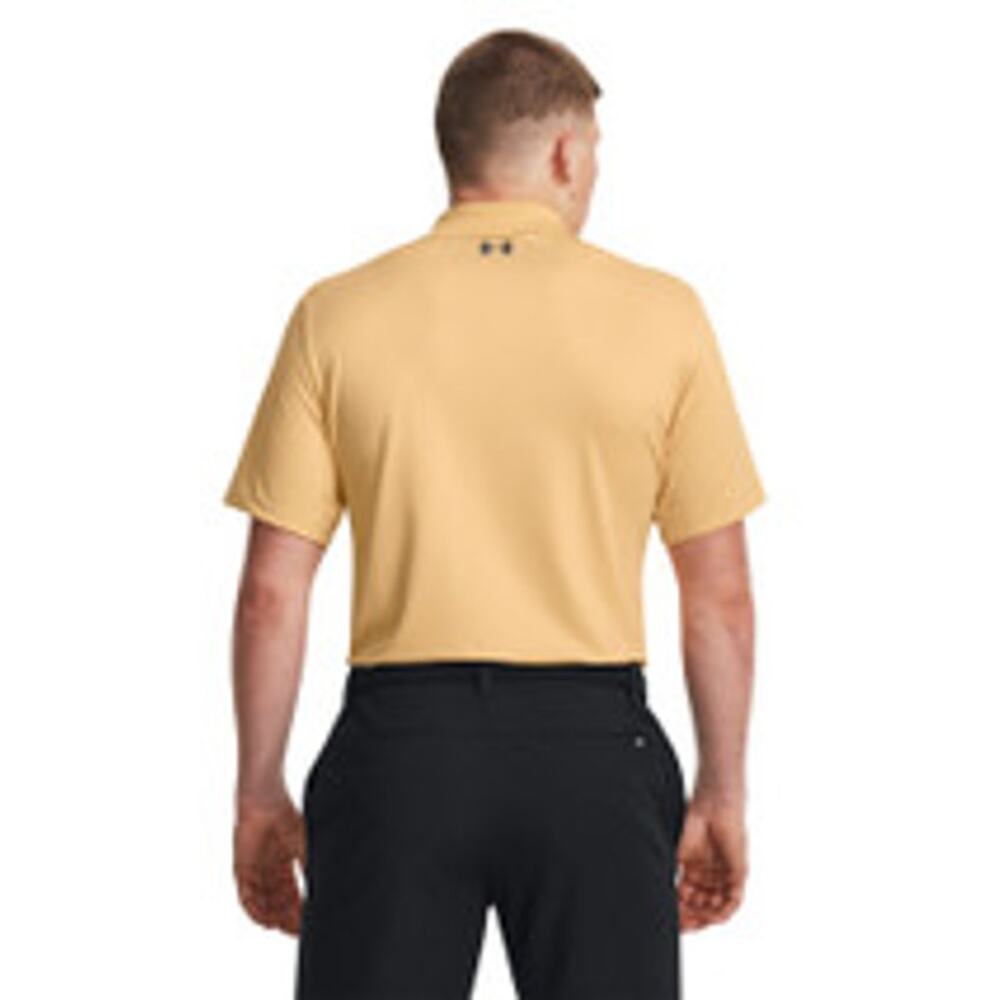 NWT Under Armour Performance 3.0 Golf Yellow Polo Mens Size Medium (1377374-792) - Picture 2 of 8
